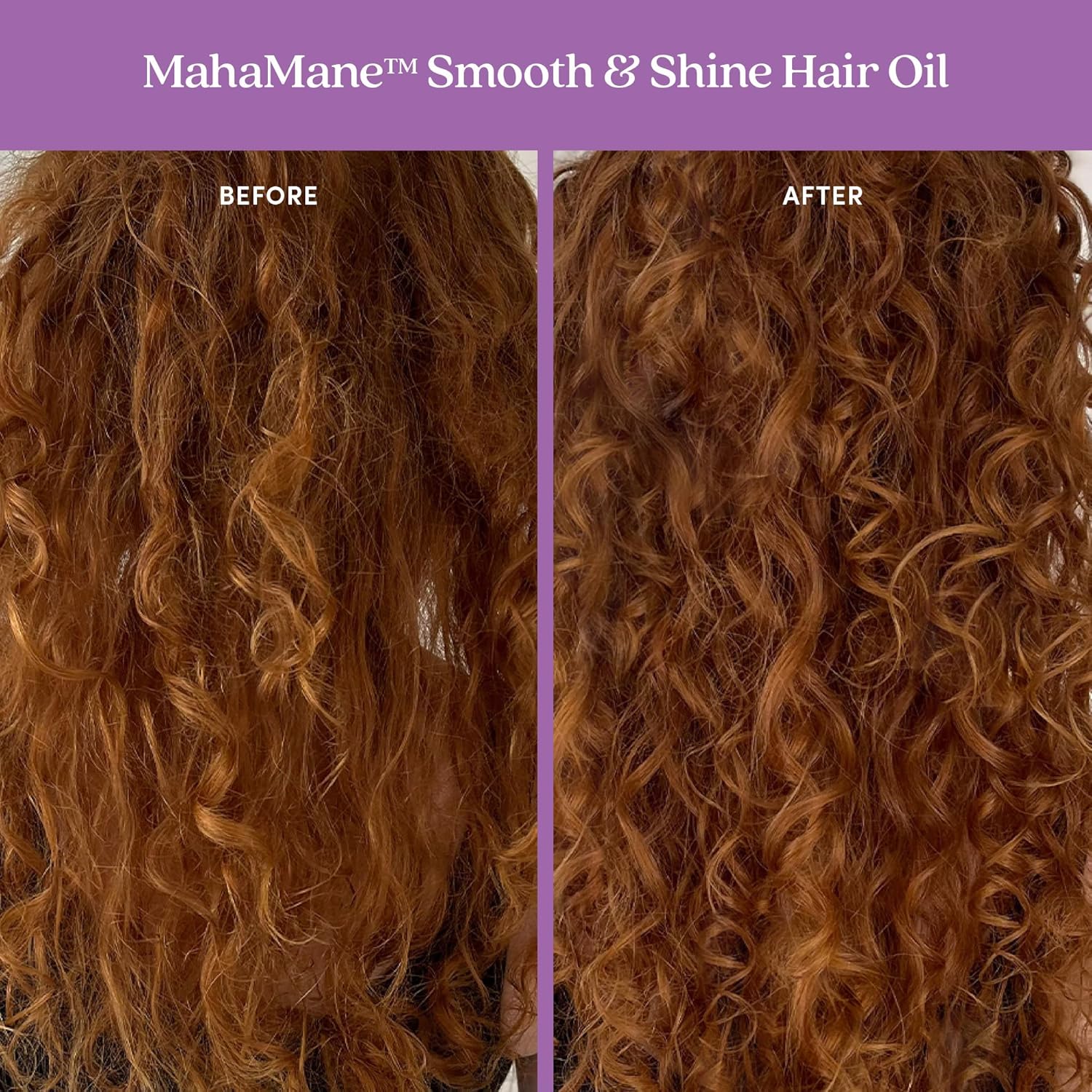 Fable And Mane Mahamane Smooth & Shine Hair Serum - Protective Oil Treatment For Dry, Damaged Hair. 1.8Fl Oz : Beauty & Personal Care