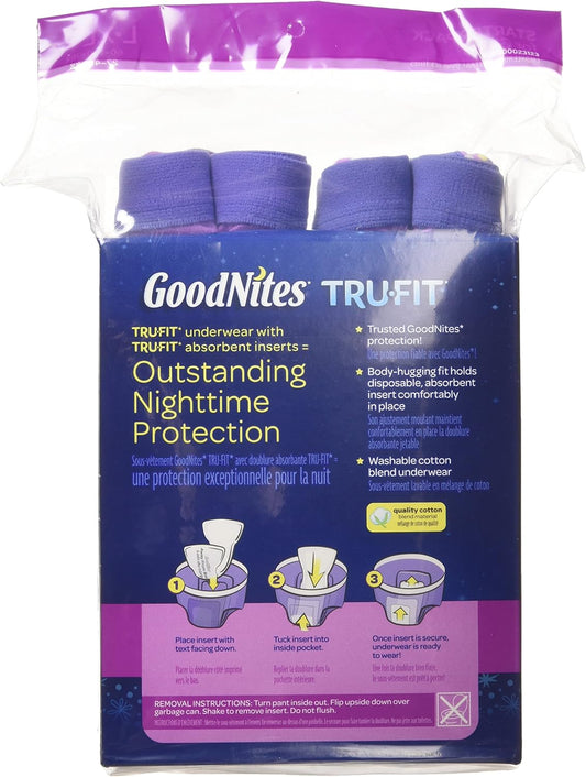 Goodnites Durable Underwear Starter Kit Large/X-Large Girl, 7-Count