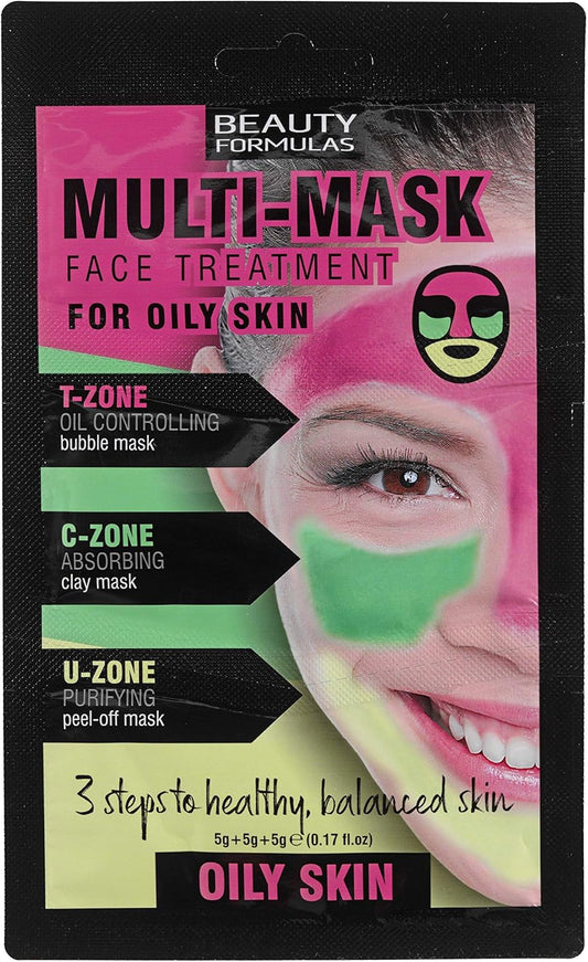Beauty Formula Multi Mask Treatment For Oily Skin