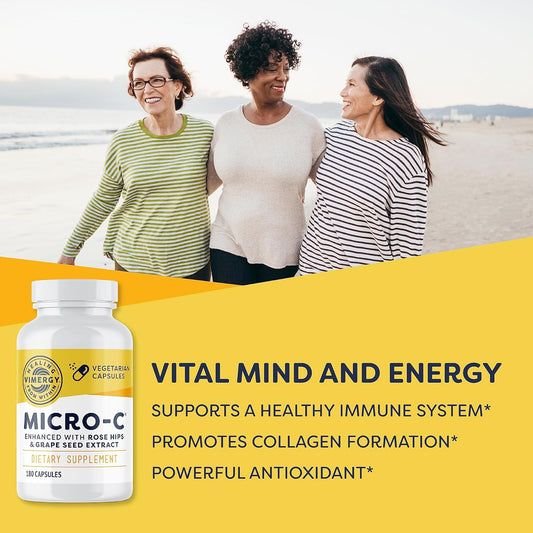 Vimergy Micro-C® Capsules (180 Capsules) And Micro-C Immune Power*Tm (250 Grams) - Bundle