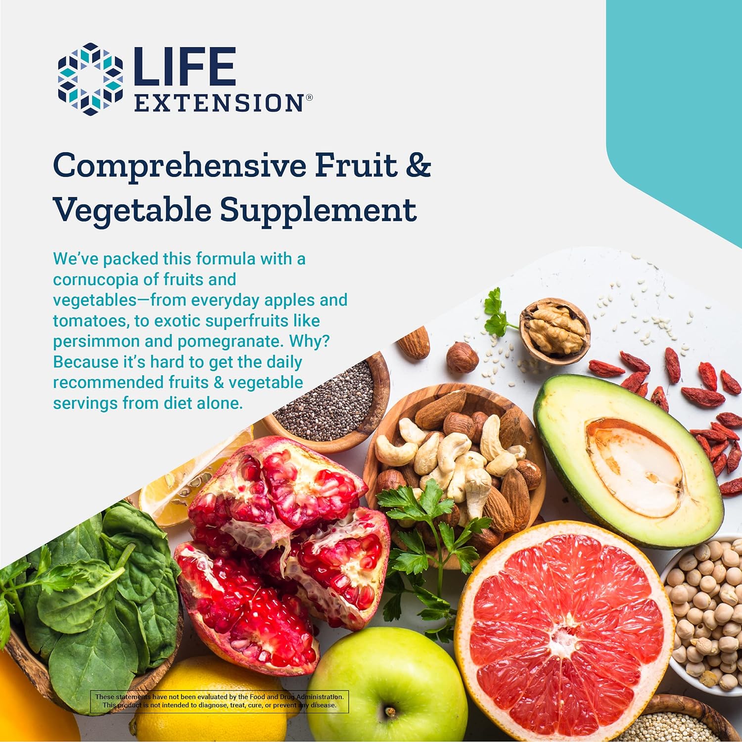 Life Extension Mix Capsules without Copper - High-Potency Vitamin, Mineral, Fruit & Vegetable Supplement - Complete Daily Veggies Blend For Whole Body Health Support - Gluten Free - 360 Counts : Health & Household