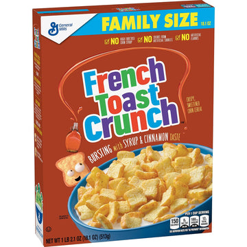 French Toast Crunch, Crispy Corn Cereal 18.1 oz