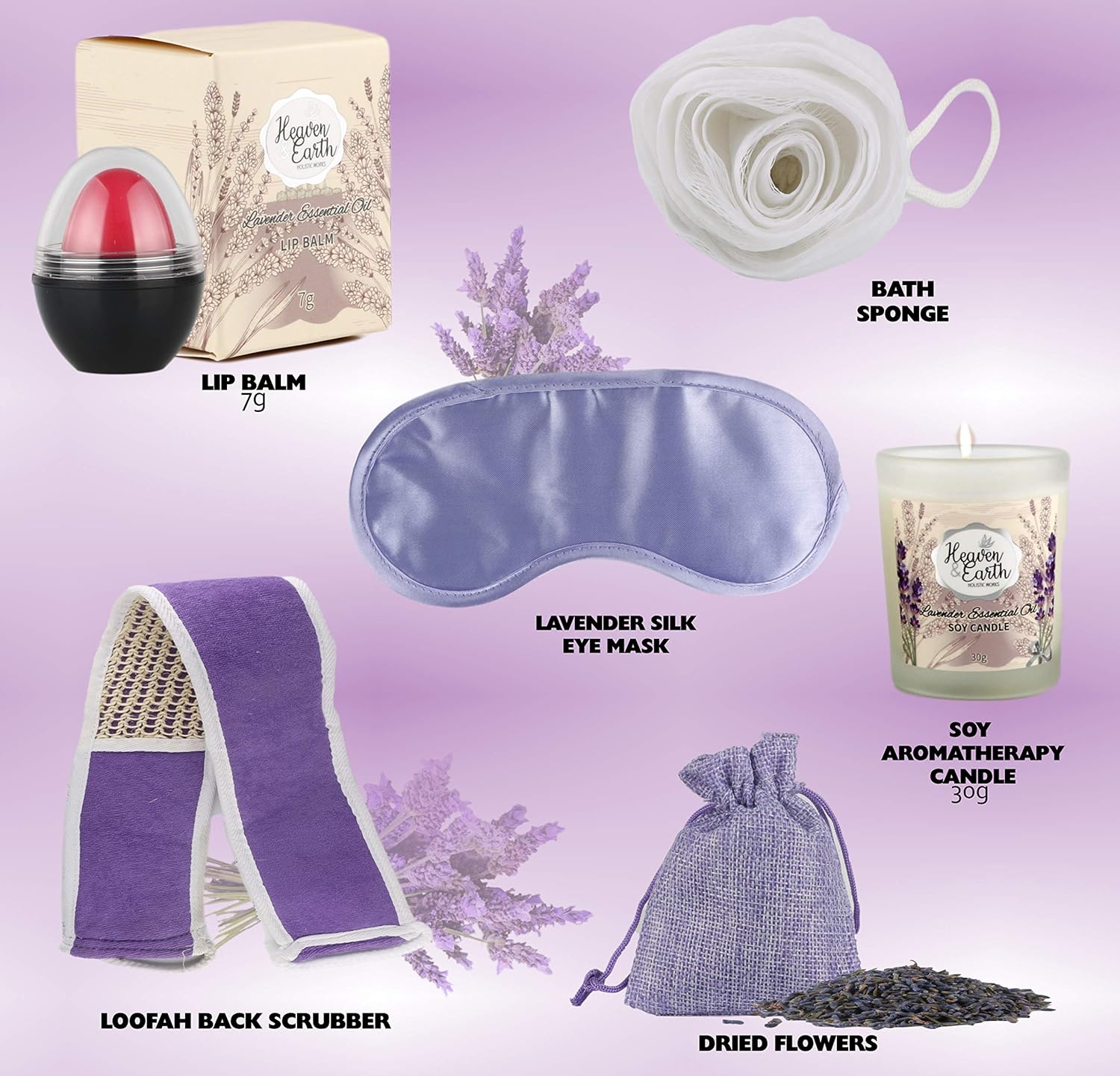 Valentines Gift Baskets For Women Spa Day! Natural Lavender Chamomile Spa Bath Sets For Women Gift Infused With Essential Oils. Sulfate Free Lavender Bath Set Spa Gift Set : Beauty & Personal Care