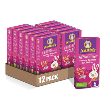 Annie'S Homegrown, Bunny Shape Pasta & Cheese, 6 Ounce