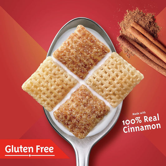 Cinnamon Chex Cereal, Gluten Free Breakfast Cereal, Made with Whole Grain, 12 OZ