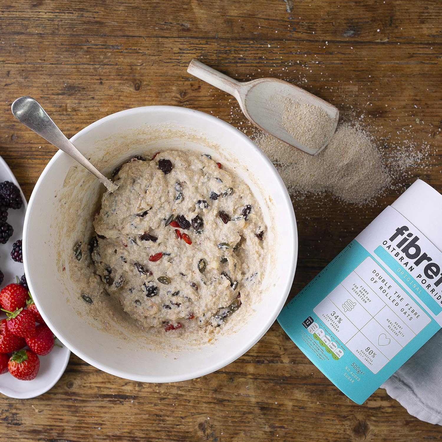 Mornflake Fibreful Oatbran Porridge, 500g (Pack of 6) : Amazon.co.uk: Grocery