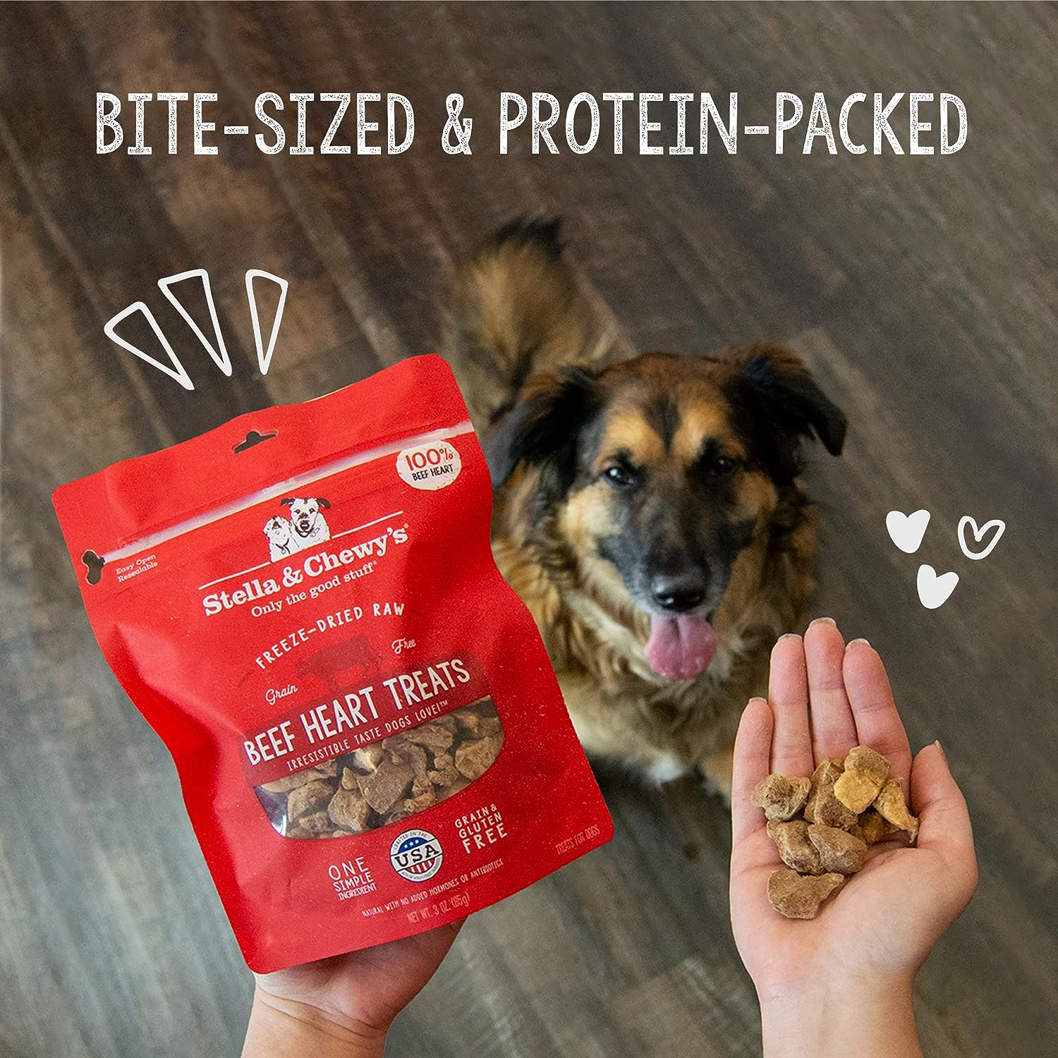 Stella & Chewy's Freeze-Dried Raw Single Ingredient Beef Liver Treats, 3 oz. Bag : Pet Supplies