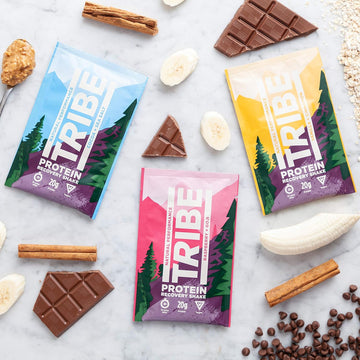 Tribe Vegan Protein Powder - Vanilla + Cinnamon - Vegan, Gluten & Dairy Free (500G / 12 Servings)
