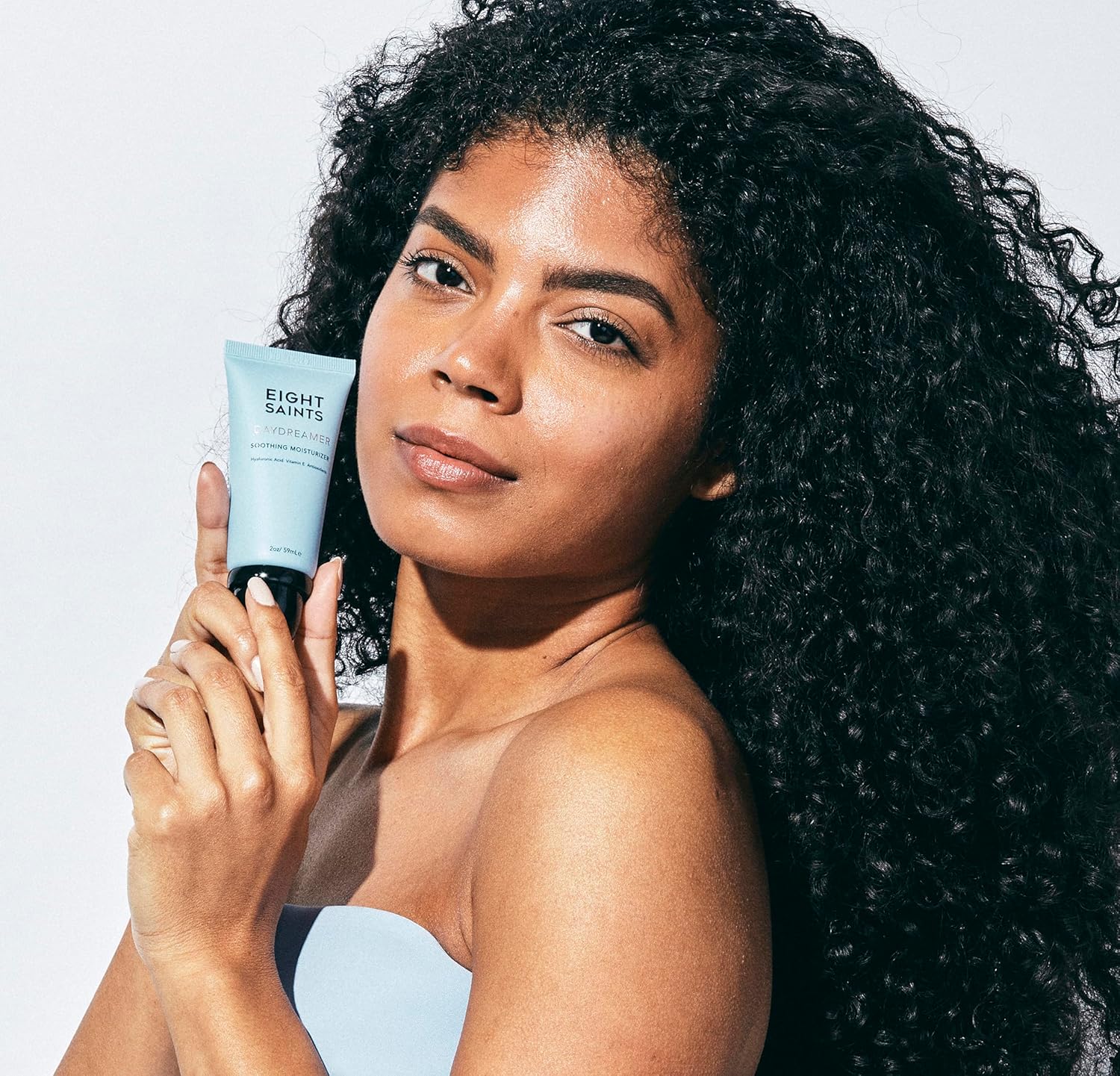 Eight Saints Daydreamer Soothing Anti Aging Face Moisturizer, Natural & Organic Fast Absorbing Oil Free Face Lotion With Hyaluronic Acid & Vitamin E, Hydrating Daily Facial Moisturizer, 2 Ounces : Beauty & Personal Care