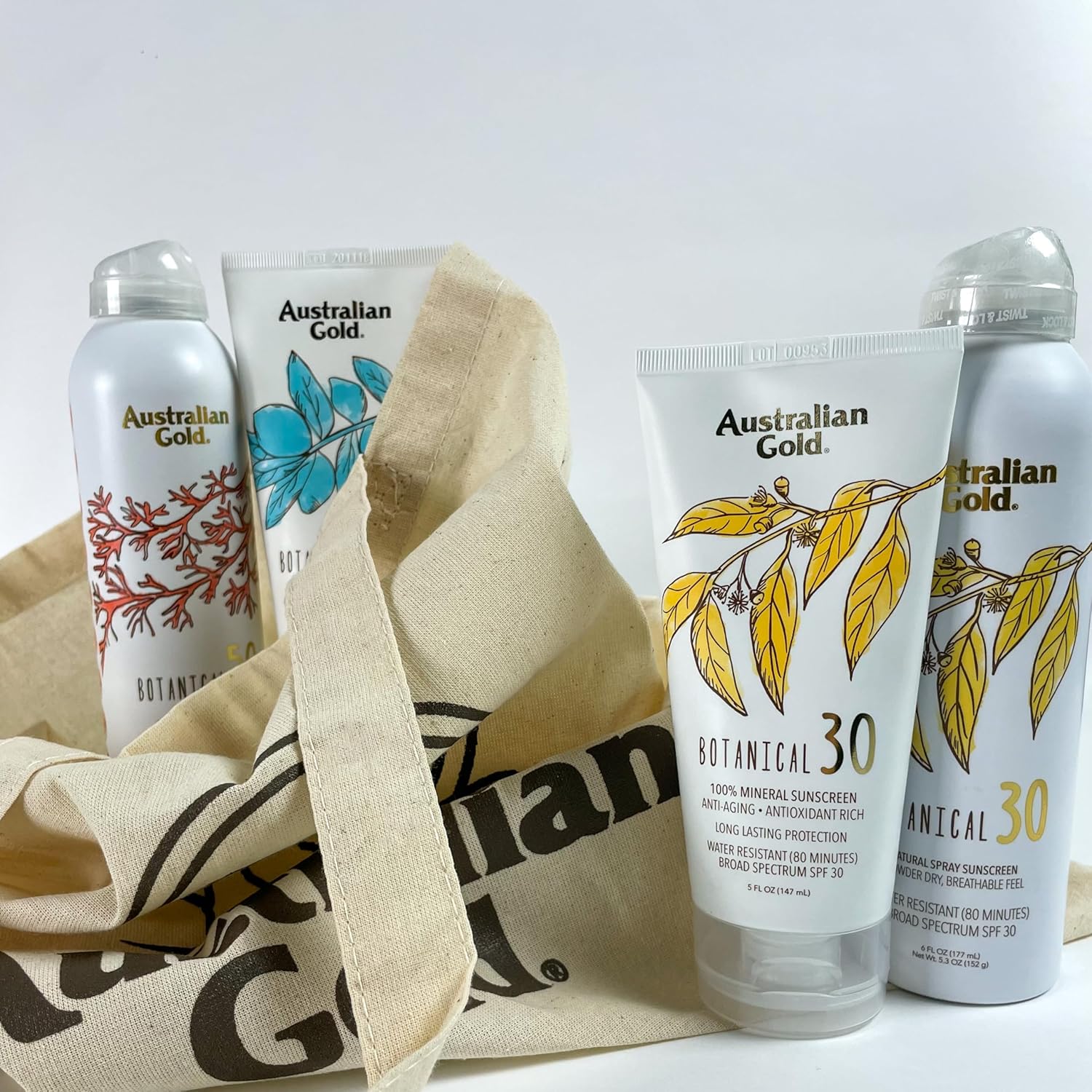 Australian Gold Botanical Spf 30 Mineral Sunscreen Lotion, Non-Chemical Sunblock With Titanium Dioxide & Zinc Oxide, Native-Australian Ingredients, Water-Resistant, Citrus Oasis Fragrance, 5 Oz : Beauty & Personal Care