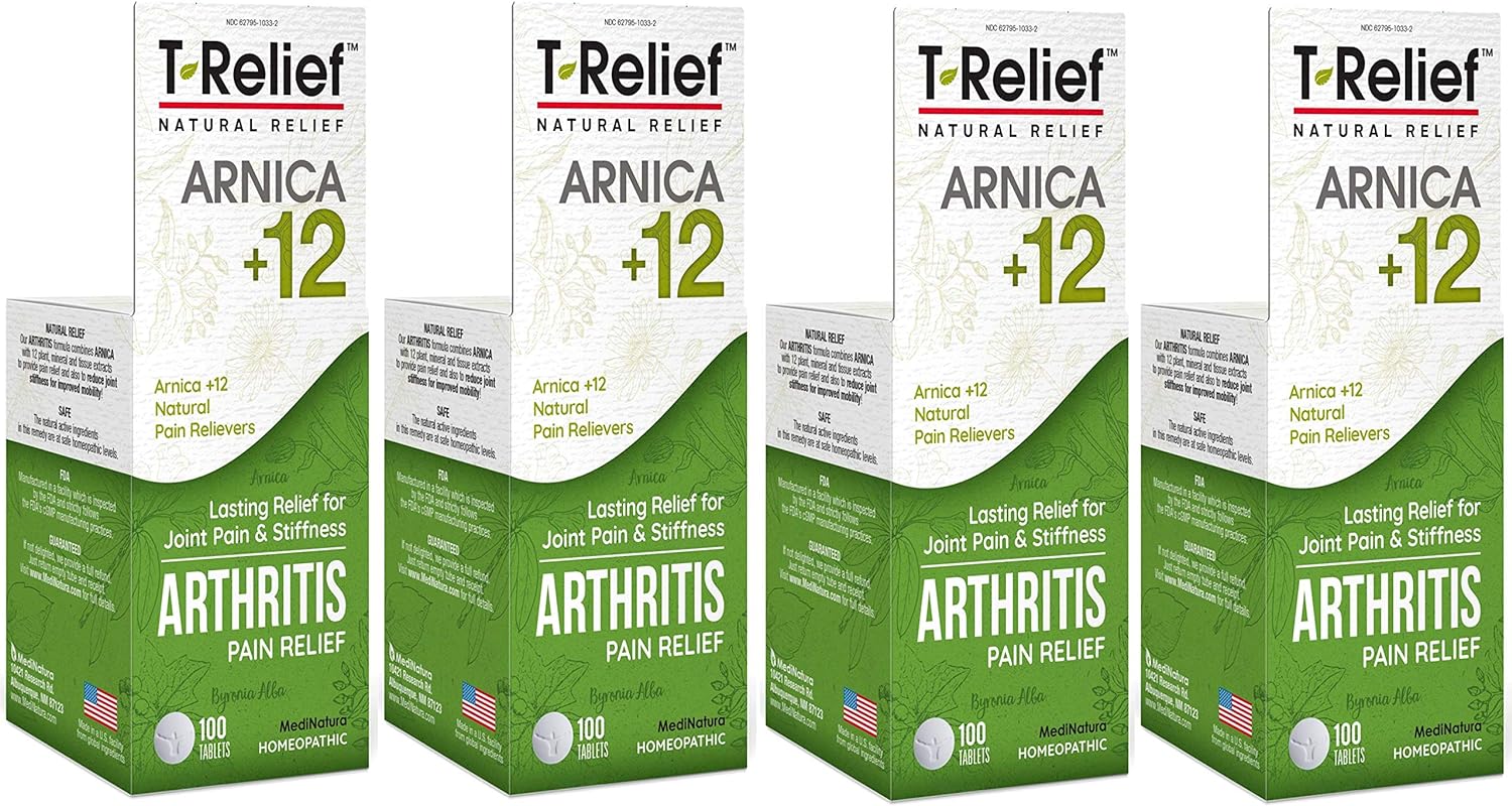 T-Relief Arthritis Arnica +12 Natural Medicines for Soreness Stiffness
