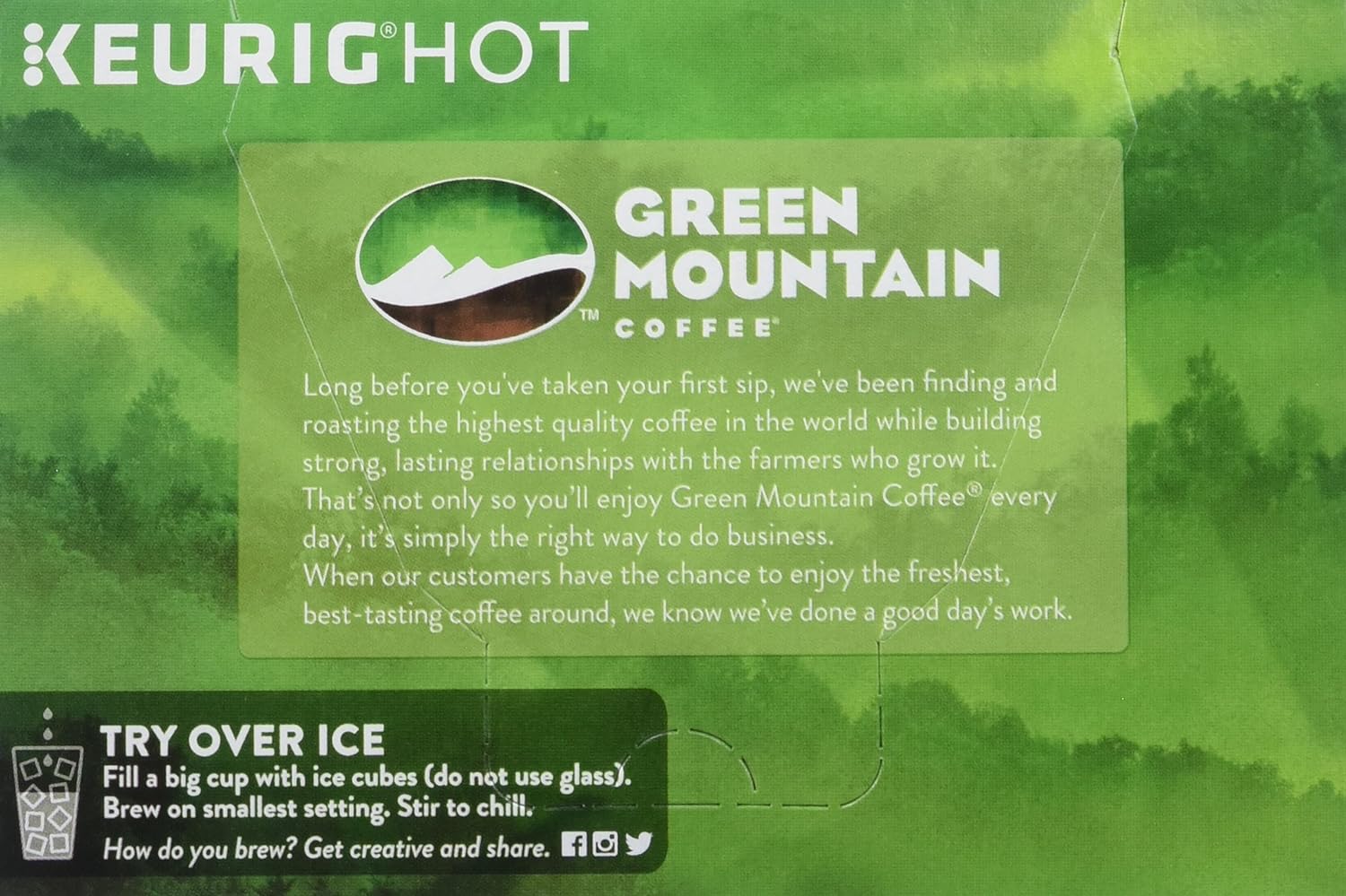 Green Mountain Coffee Roasters Our Blend, Single-Serve Keurig K-Cup Pods, Light Roast Coffee, 72 Count : Grocery & Gourmet Food