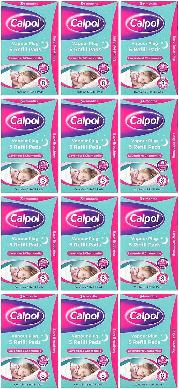 Twelve Packs Of Calpol Vapour Plug In Refills 5 Refills