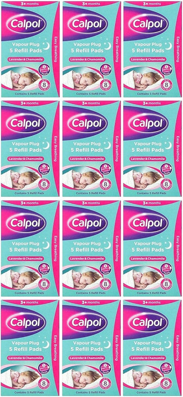 Twelve Packs Of Calpol Vapour Plug In Refills 5 Refills