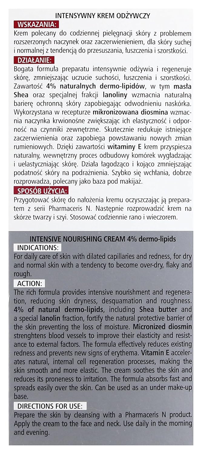 Dr Irena Eris - Pharmaceris - Nutri-Capilaril - Intensive Nourishing Cream : Facial Treatment Products : Beauty & Personal Care