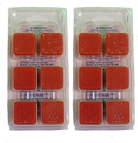 12 Glade Wax Melts Pumpkin Pit Stop Spice Limited Edition (2 x 6 Packs) : Health & Household