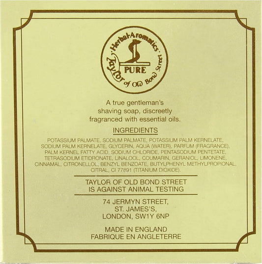 Taylor Of Old Bond Street Sandalwood Hard Shaving Soap Refill, 3.5-Ounce, (01051)