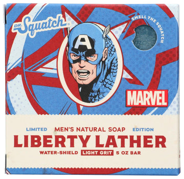 Dr. Squatch Natural Bar Soap Liberty Lather (Captain America) 5 Oz