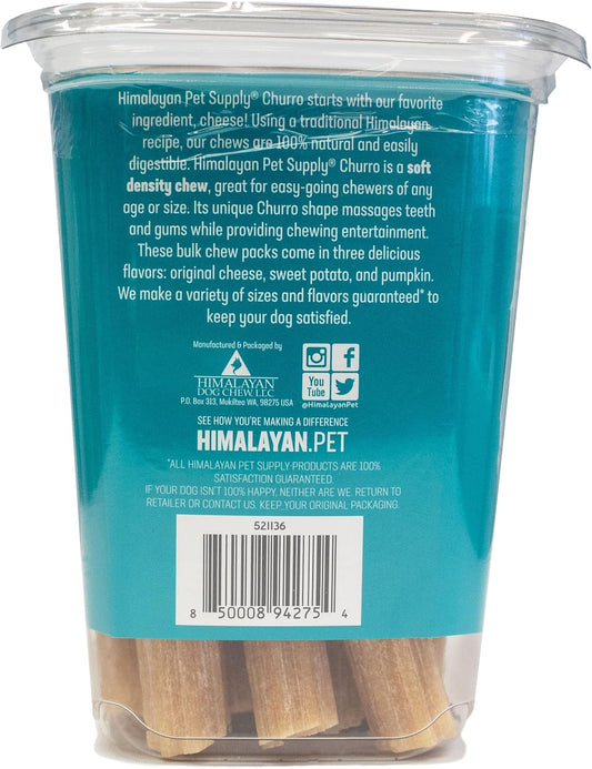 Himalayan Pet Supply CHURRO Himalayan Cheese Treats | Cheese Churro | Lactose Free - Gluten Free - Grain Free | USA Made | for All Breeds | 16 x 6 inch Churros | Real Himalayan Cheese : Pet Supplies