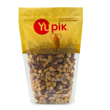 Yupik Deluxe Unsalted Mixed Nuts Without Peanuts, 2.2Lb, Pack Of 1