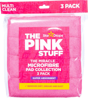 Stardrops – The Pink Stuff – Miracle Microfibre Pad Collection 3 Pack