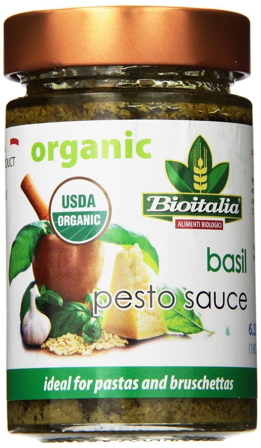 Bioitalia, Pesto Organic, 6.35 Ounce