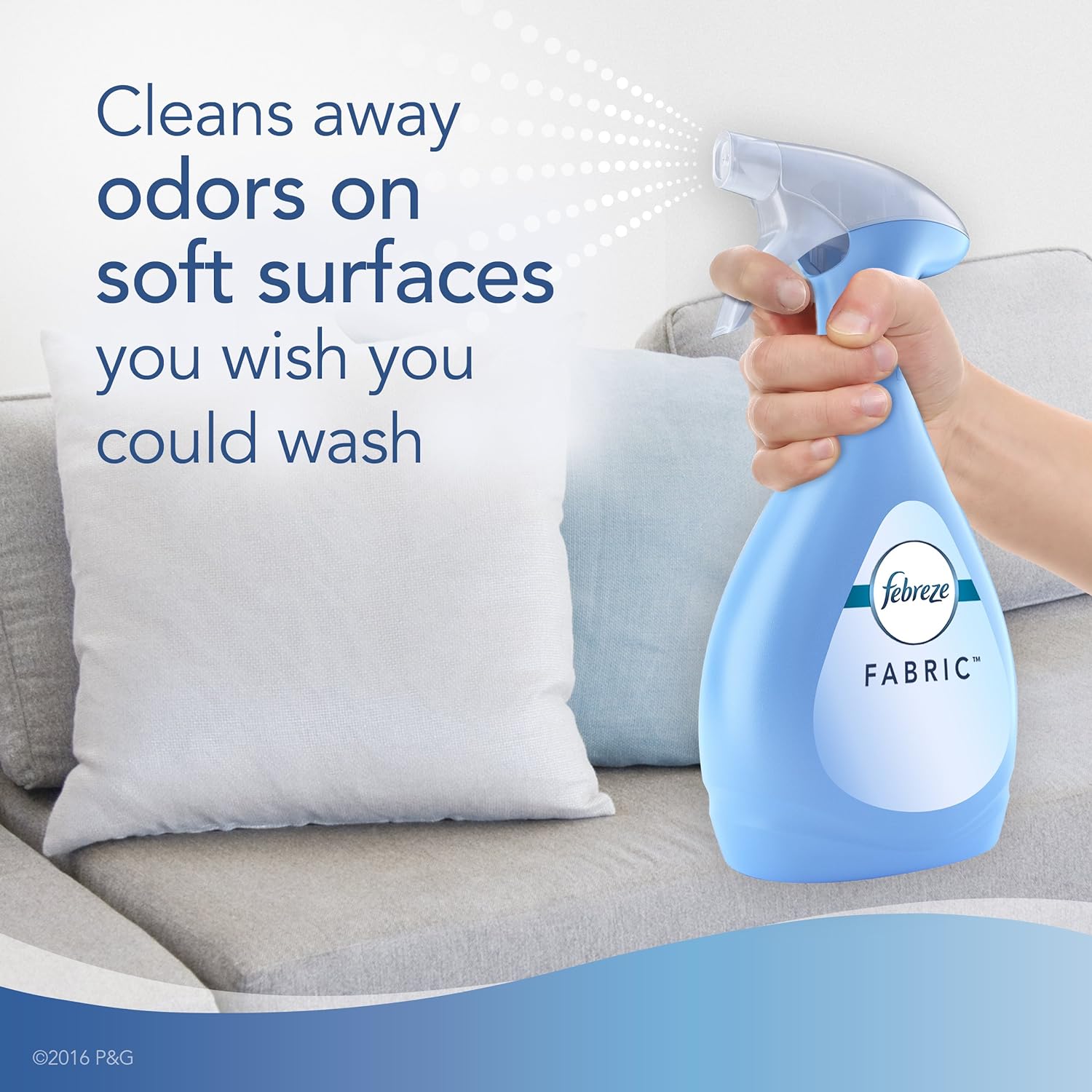 Febreze Fabric Refresher Heavy Duty Crisp Clean Air Freshener (1 Count, 500 Ml) : Health & Household