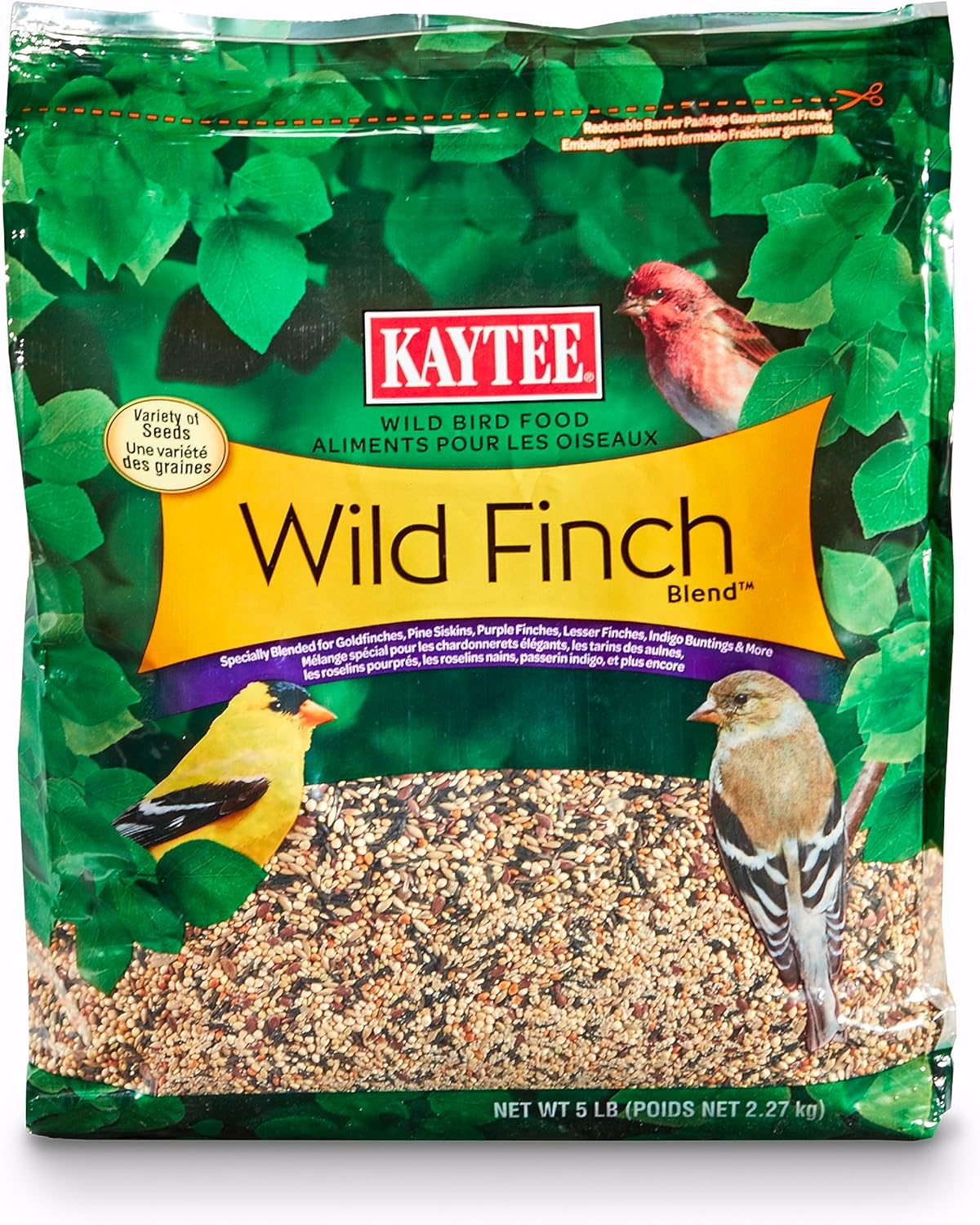 Kaytee Wild Bird Finch Food Blend, 5 Lb