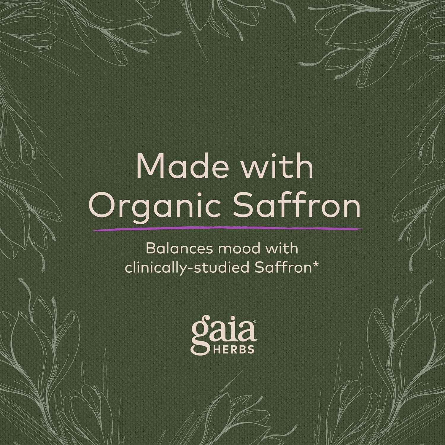 Gaia Herbs Cycle Serenity - Women's Hormonal Balance Supplement - Made with Fenugreek, Saffron, Turmeric & Hawthorn - Free from Gluten, Dairy & Soy - 60 Vegan Capsules (60 Servings) : Health & Household