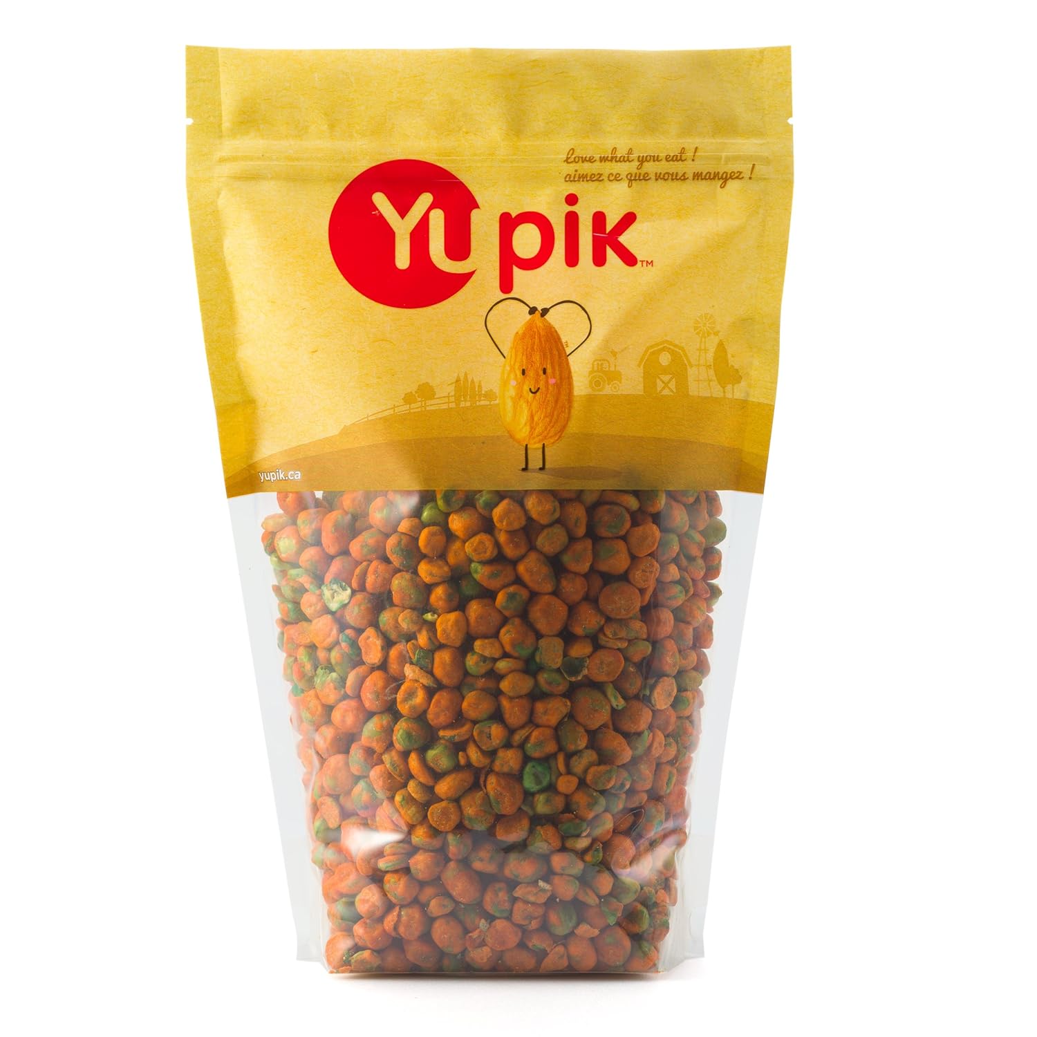 Yupik Green Peas, Sriracha Coated, 2.2 Lb, Crunchy Snack, Pack Of 1