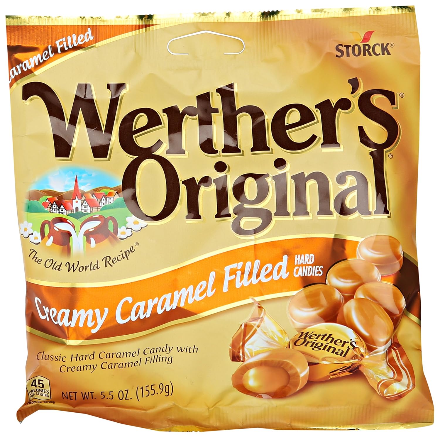 Werther'S Creamy Caramel Hard Candies, 5.5 Oz