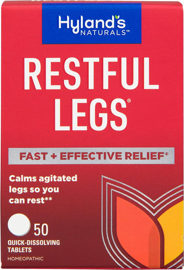 Hyland'S Restful Legs Pm, Nighttime Formula, Calms Agitated Legs So You Can Sleep, 50 Quick Dissolving Tablets