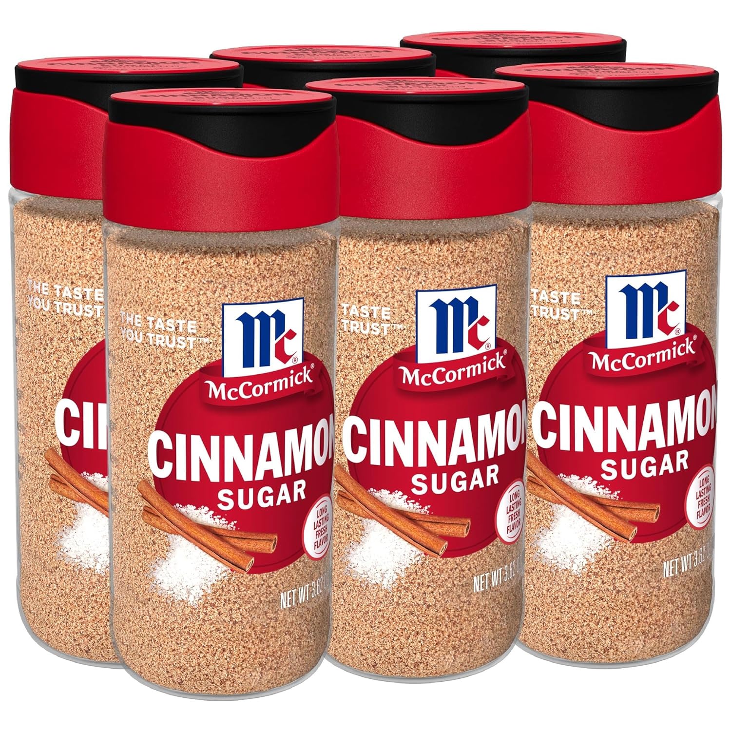 McCormick Cinnamon Sugar, 3.62 oz (Pack of 6)