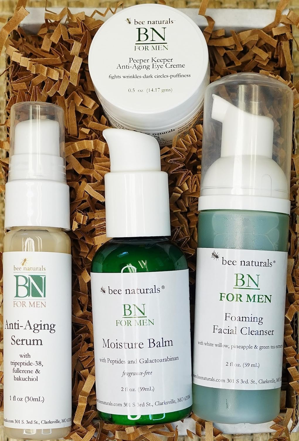 Bee Naturals for Men Essential Skincare Kit