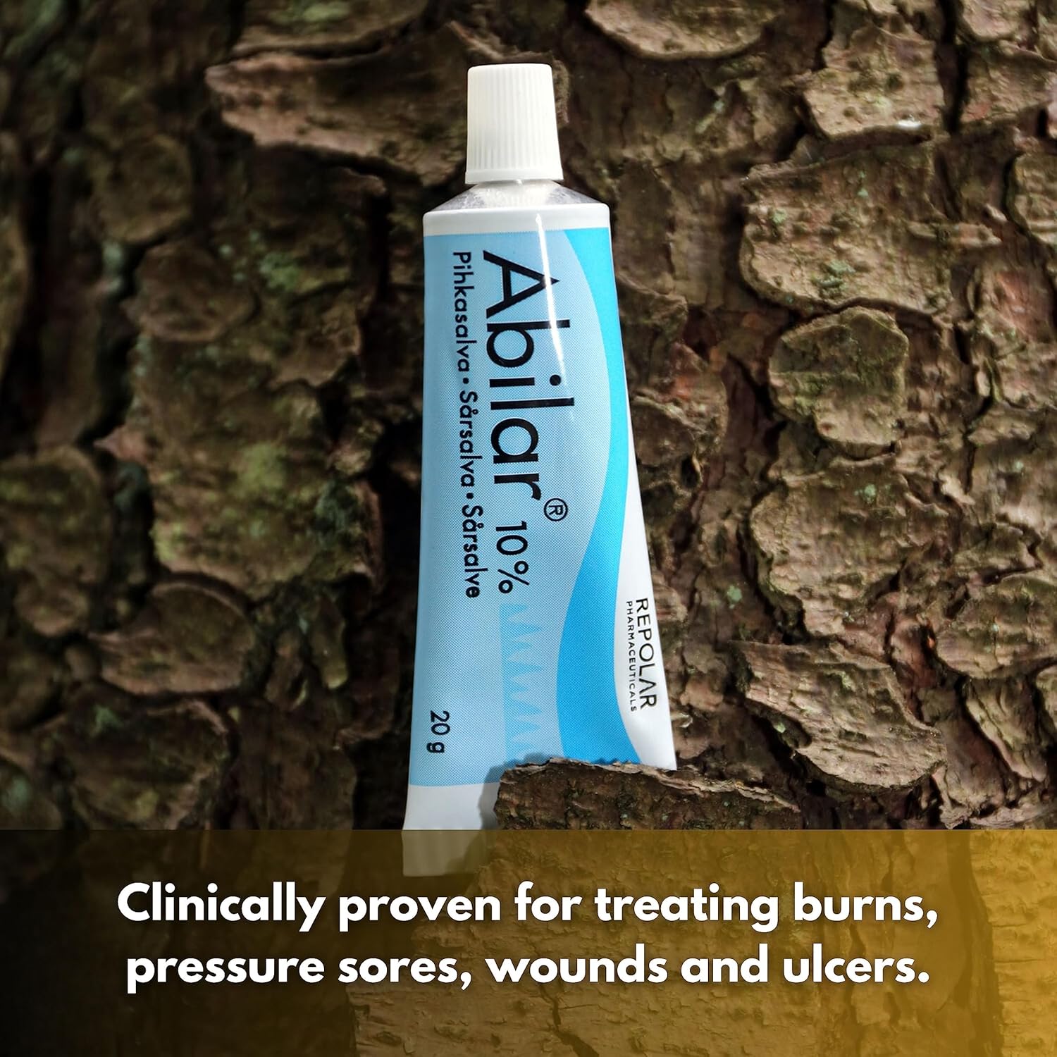 Abilar 10% Wound Healing Ointment | Antibacterial & Antifungal (For Scratches, Abrasions, Wound Dressings, Burns & Ulcers)