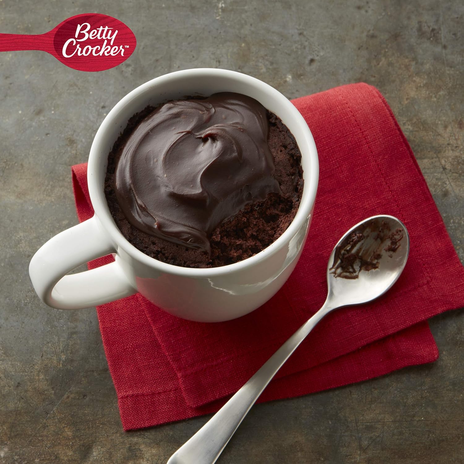 Betty Crocker Mug Treats Triple Chocolate Cake Mix with Fudge Frosting, 4 Servings, 12.5 oz. (Pack of 6) : Everything Else