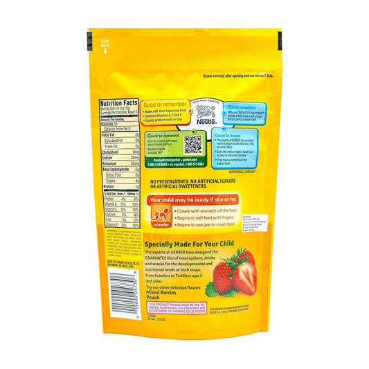 Gerber Graduates Yogurt Melts, Strawberry, 1 Ounce