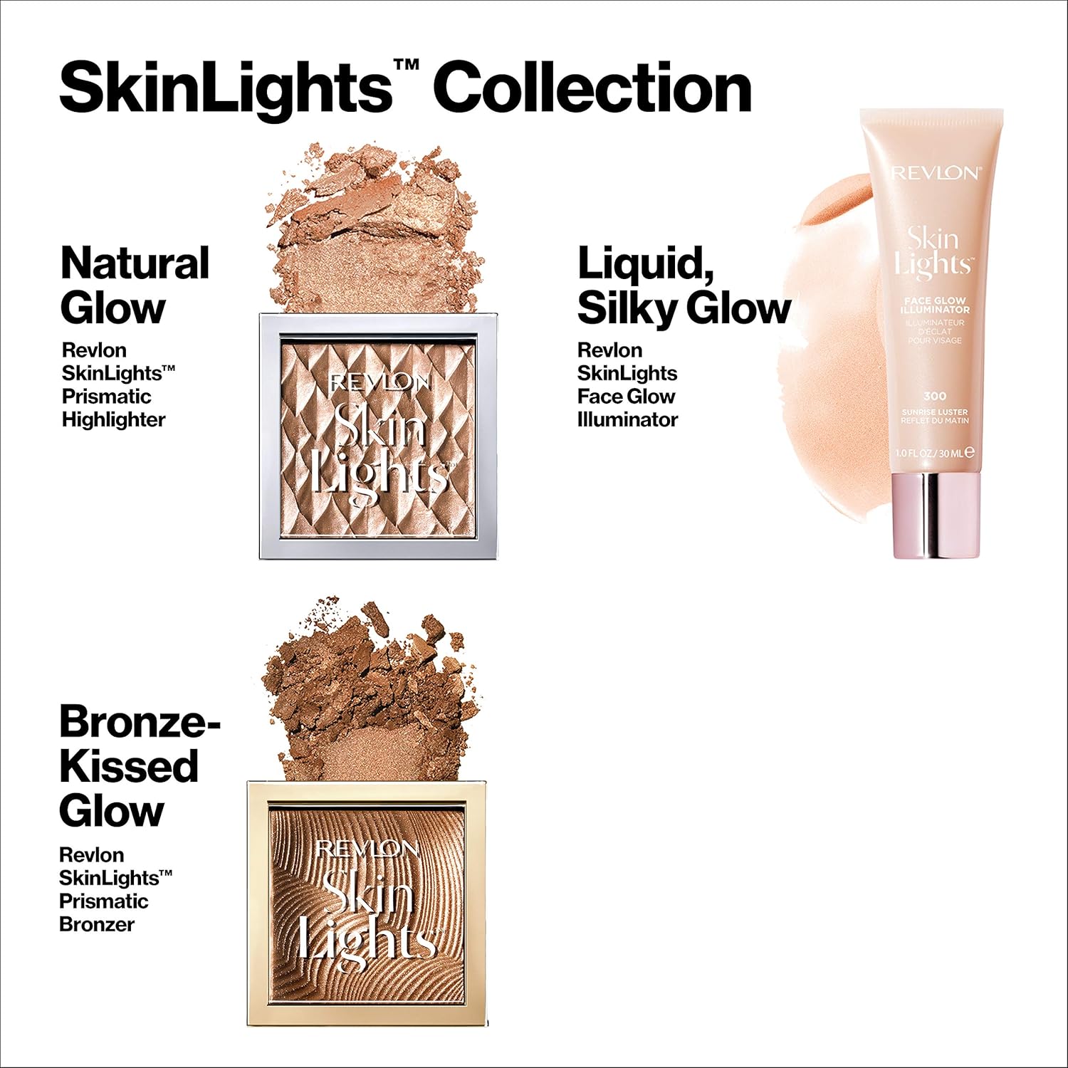 Revlon Highlighter Makeup, Skin Lights Prismatic Powder Face Makeup, Natural Glow, Shimmer Finish, 201 Daybrak Glimmer, 0.28 Oz : Beauty & Personal Care