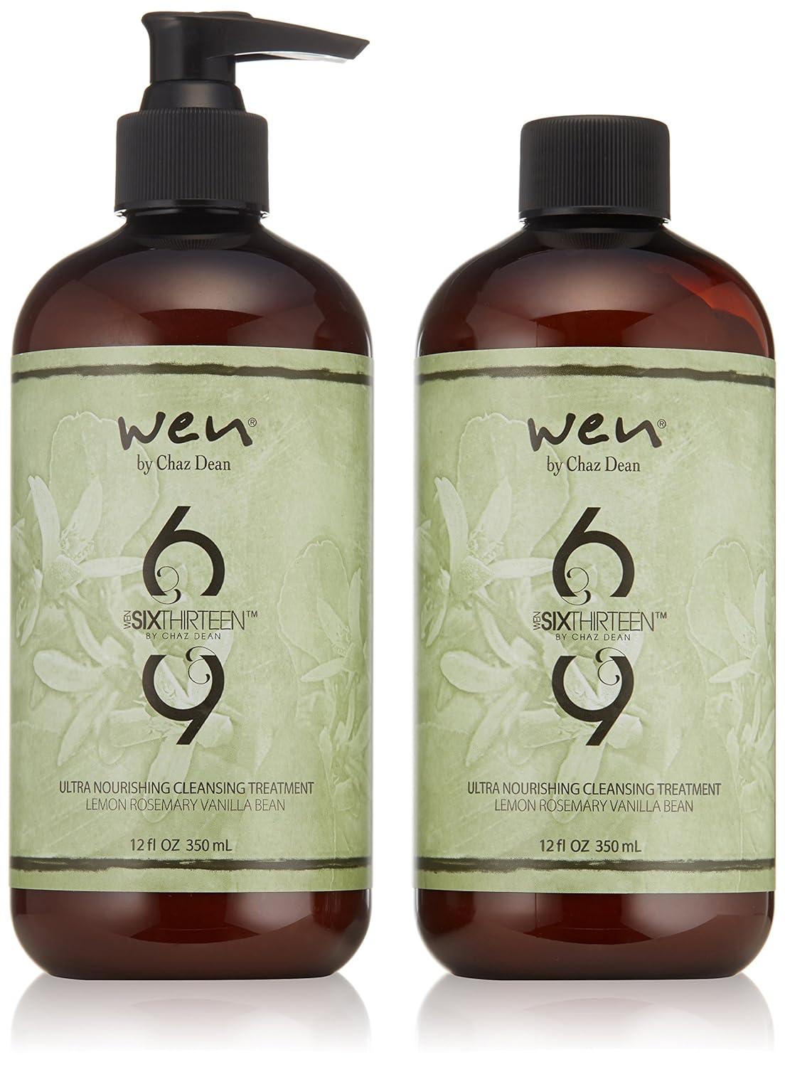 Wen By Chaz Dean Six Thirteen Ultra Nourishing Cleansing Treatment Duo, 24 Fl Oz : Beauty & Personal Care