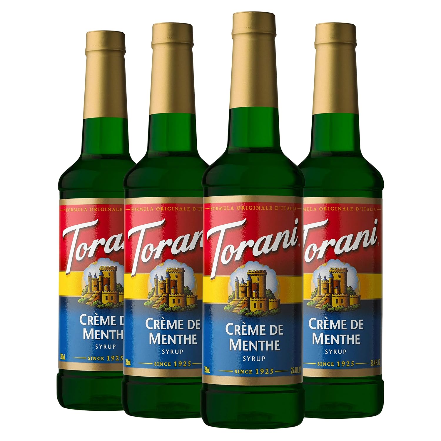 Torani Syrup, Crème De Menthe, 25.4 Ounces (Pack Of 4)