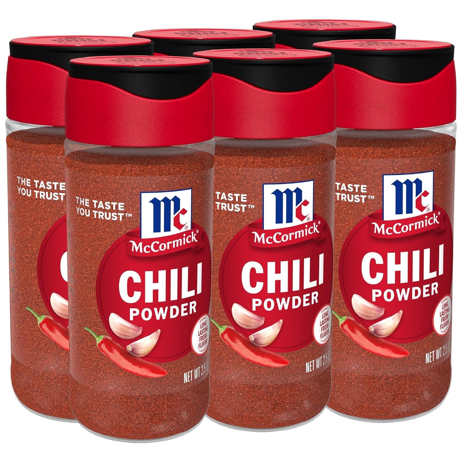 McCormick Chili Powder, 2.5 oz (Pack of 6)