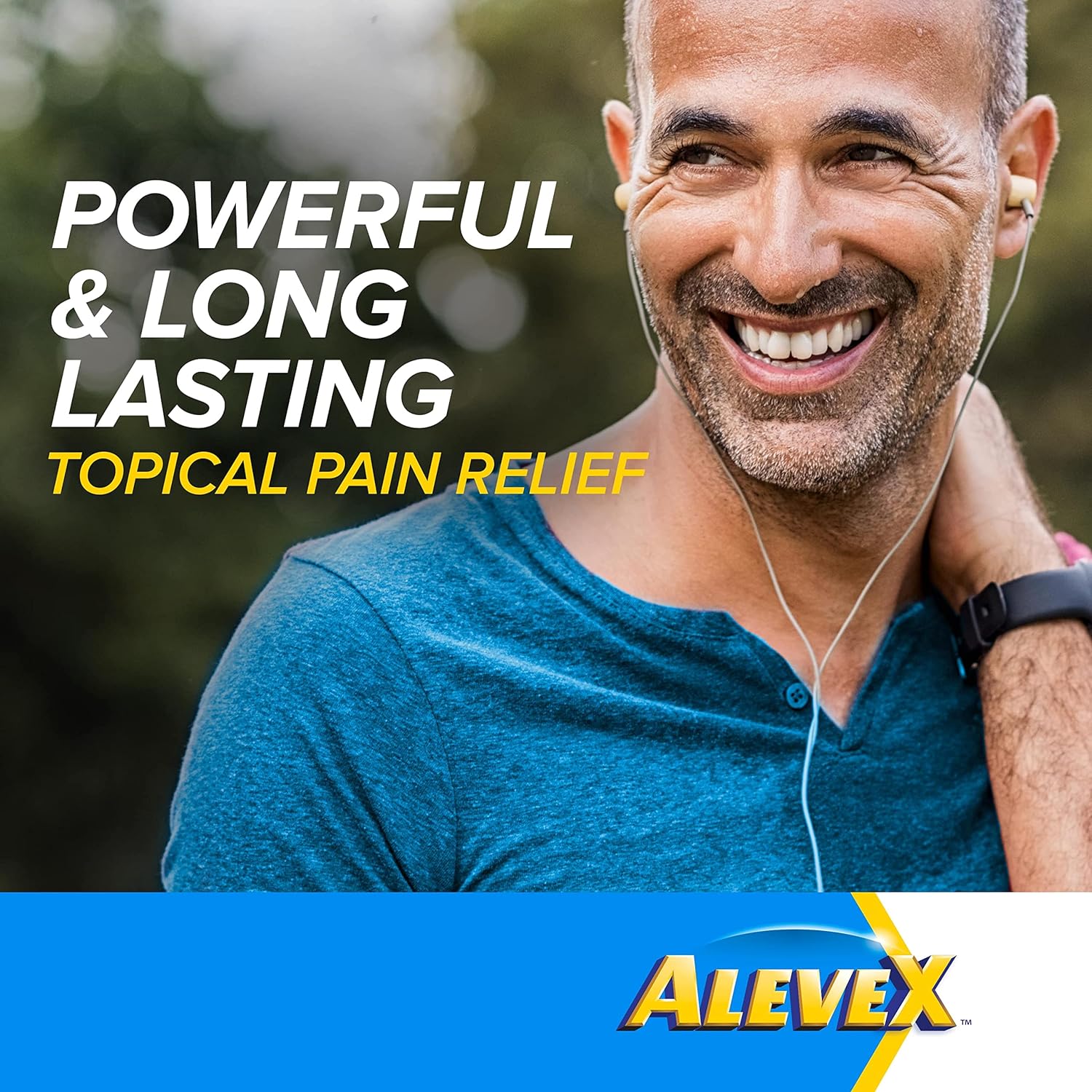 AleveX? Pain Relieving Lotion, Powerful & Long Lasting for Targeted Joint & Muscle Pain Relief, 2.7oz Tube : Health & Household
