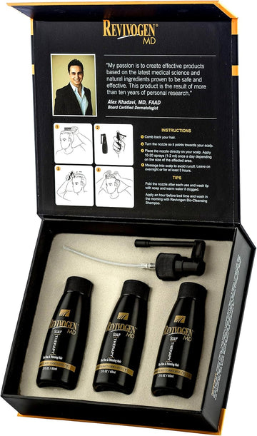 Revivogen Md Scalp Therapy. Natural Hair Loss Solution For Fine & Thinning Hair