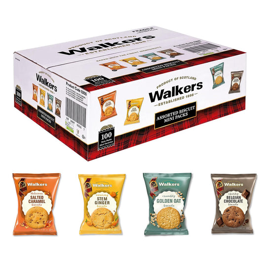 Snack Packs Assorted Biscuit Mini Packs 100 Ct