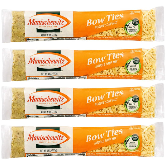 Manischewitz Bow Ties Noodle Soup Mix 4 Ounce (Pack of 4) : Grocery & Gourmet Food