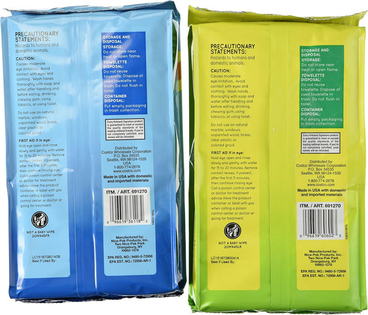 Kirkland Signature U691270C Disinfecting Wipes, Extra Large (Pack Of 4)