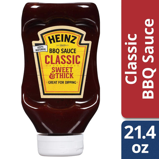 Heinz Original Sweet & Thick Bbq Sauce (21.4 Oz Bottles, Pack Of 6)