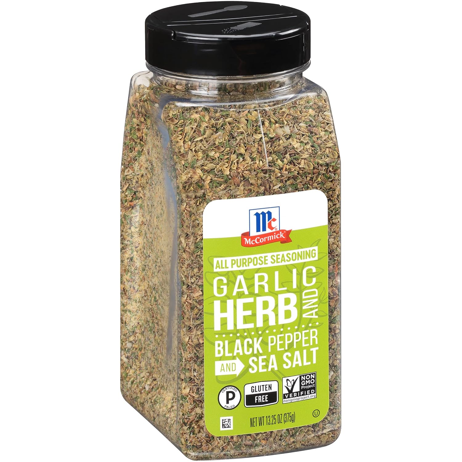 Mccormick Garlic, Herb And Black Pepper And Sea Salt All Purpose Seasoning, 13.25 Oz