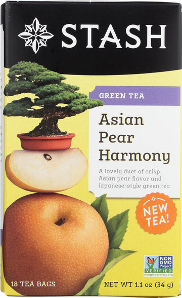 Asian Pear Harmony Greentea Stash Tea 18 Bag