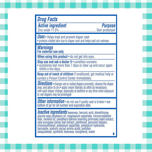 Balmex Complete Protection Baby Diaper Rash Cream With Zinc Oxide + Soothing Botanicals, 2 Ounce